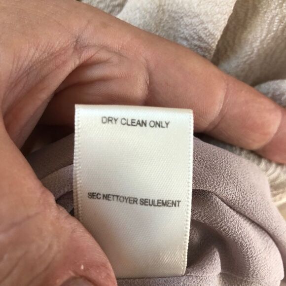 REBECCA TAYLOR WOMENS 2 BEIGE TAN SILK LACE RUFFLE CAMI TANK BLOUSE - Picture 11 of 11